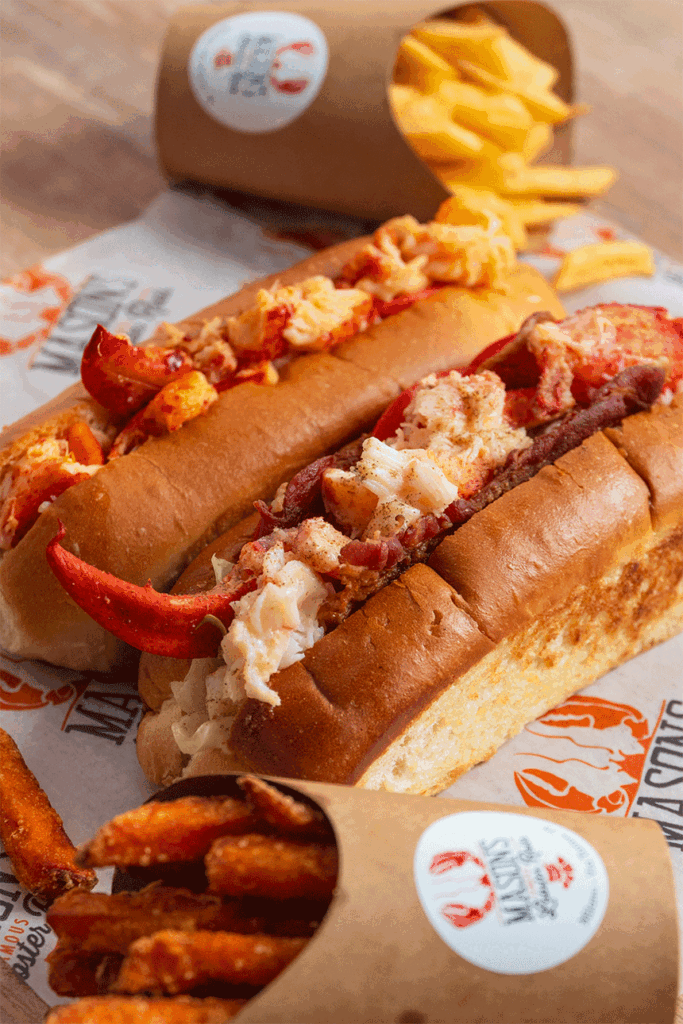Lobster roll Mason’s servito con patatine
