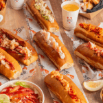Lobster roll Mason's con patatine e bevanda da asporto